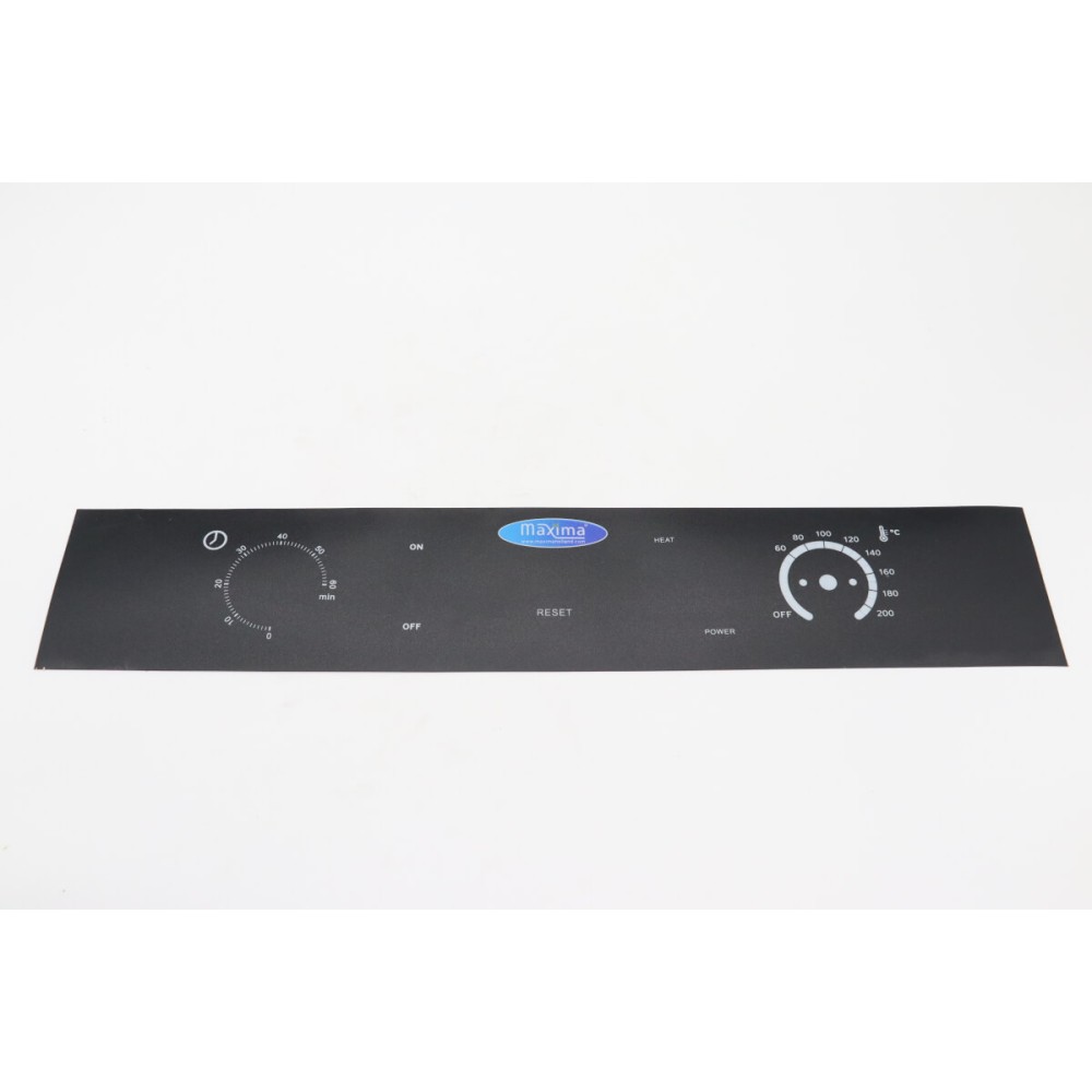 FRYER 1X20L - Control Panel Sticker