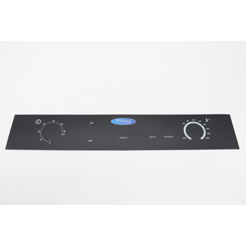FRYER 1X35L - Control Panel Sticker