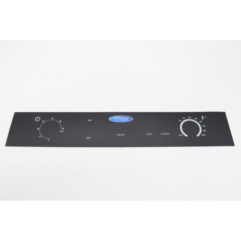 FRYER 1X35L - Control Panel Sticker