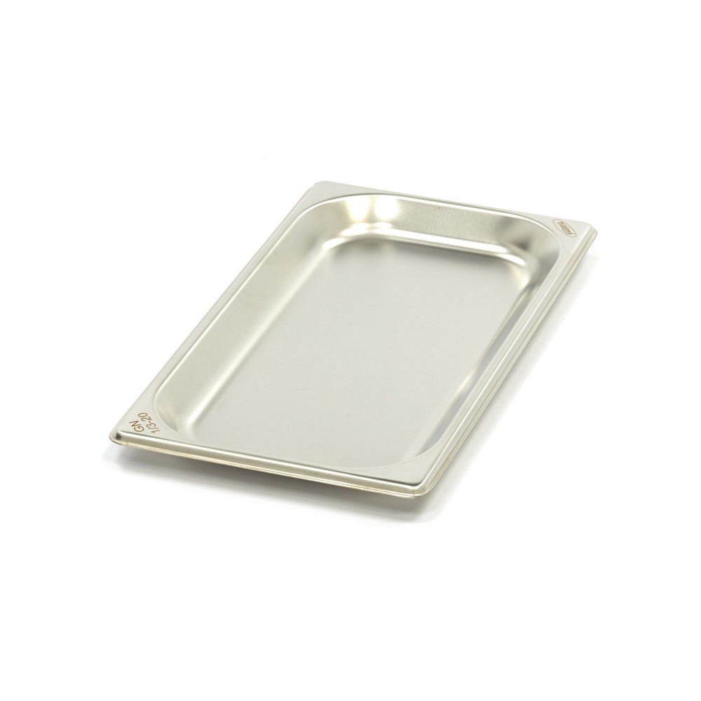 Gastronorm Container - 1/3 GN - 2cm Deep - Stainless Steel