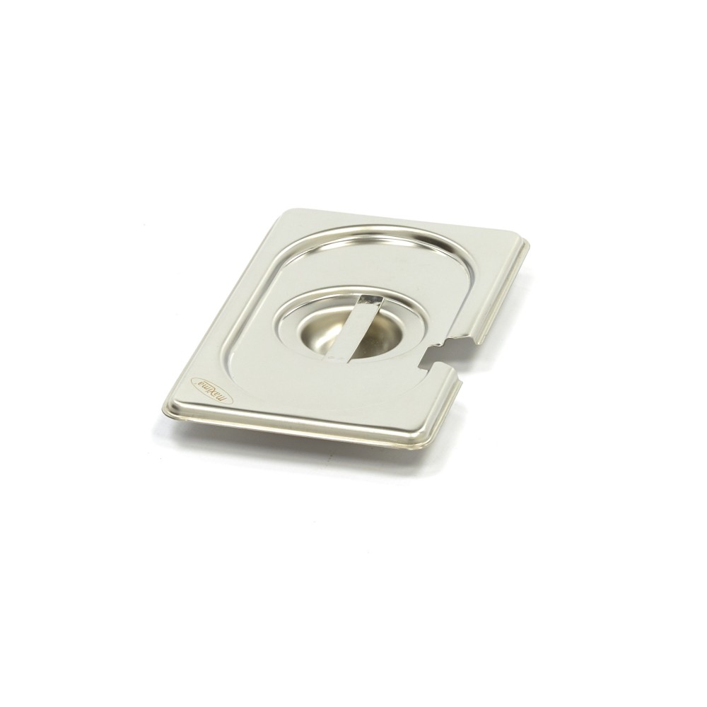 Gastronorm Lid - 1/9 GN - Stainless Steel - with Recess