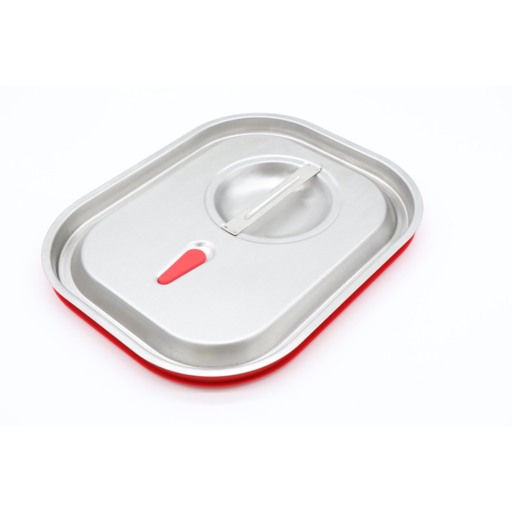 Gastronorm Lid - 1/2 GN - Stainless Steel - Airtight Seal