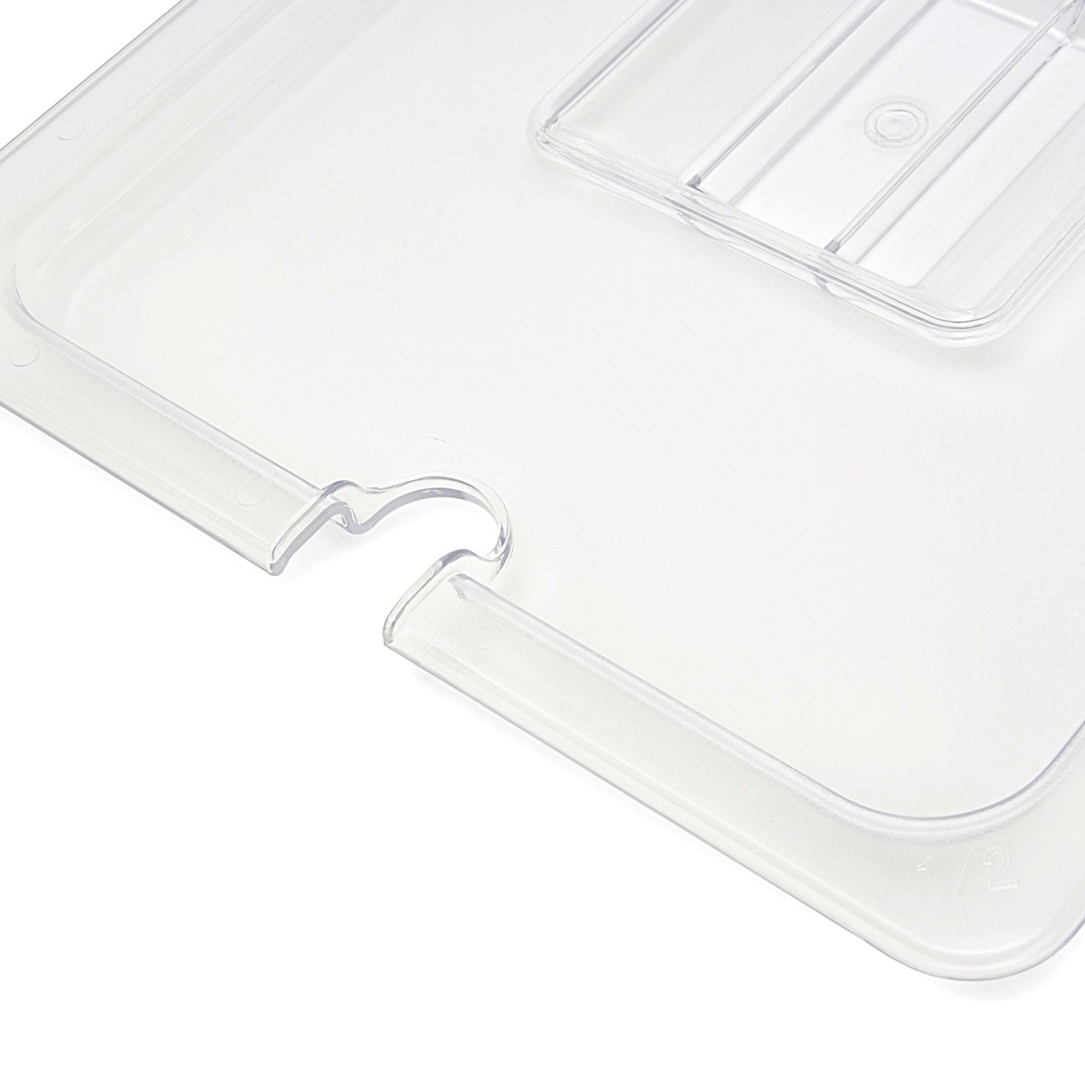 Gastronorm Lid - 1/2 GN - Polycarbonate - with Recess