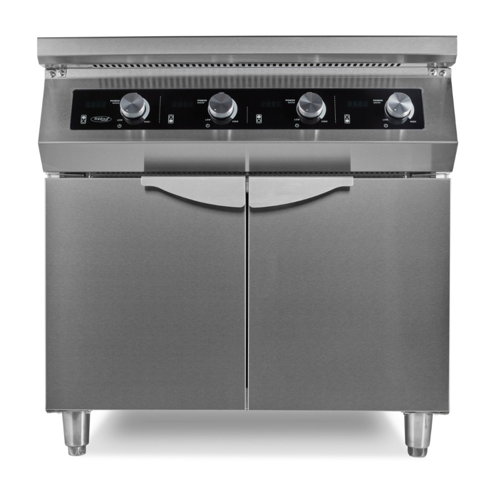 Cooker - 4 Burners - Induction - 70cm Deep - with Stand