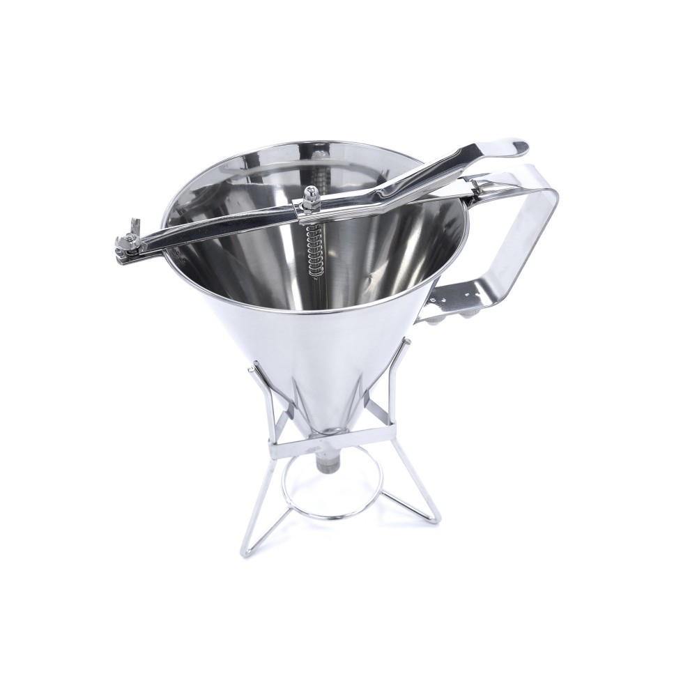 Batter Dispenser - 1,6L - Stainless Steel - Incl Dosing Button