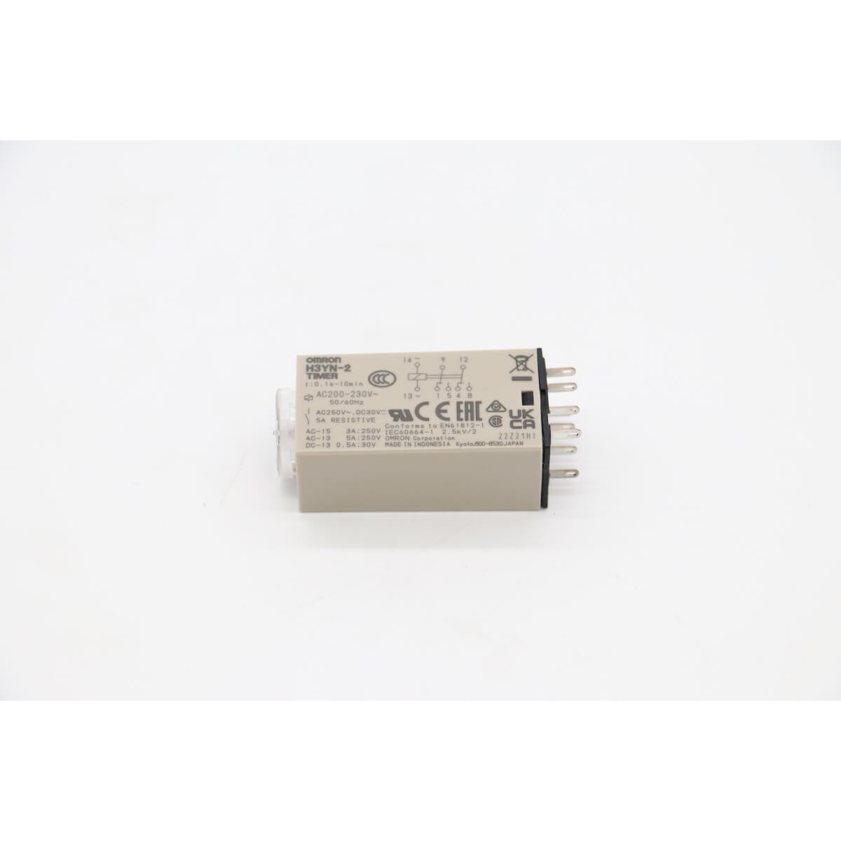 RELAIS - Time Relais 200/230V (Omron / H3yn8000r)
