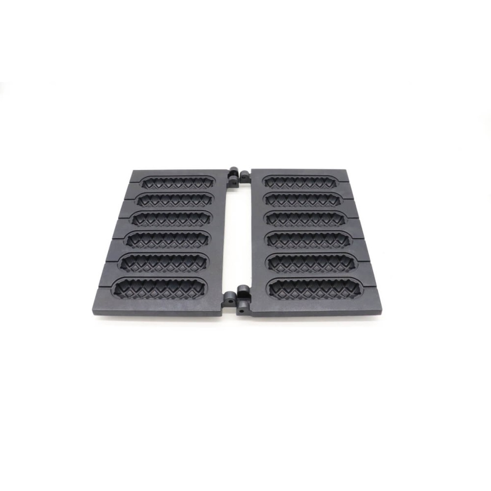 HOT DOG STRIPED - Hot Plates (Set Of 2)