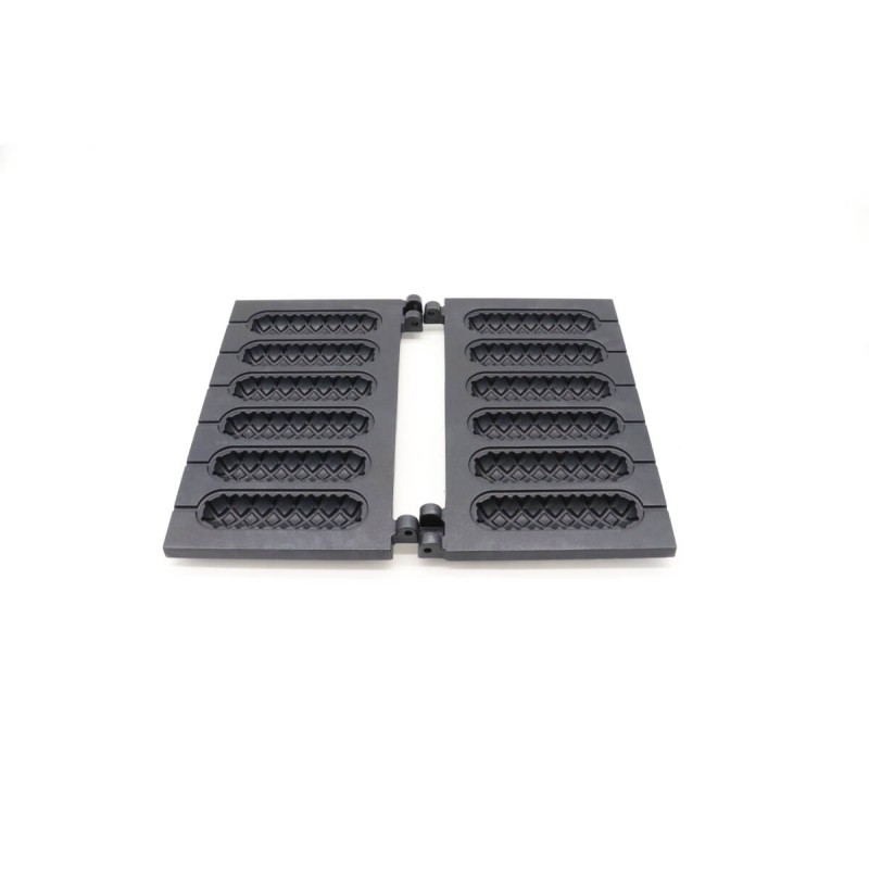 HOT DOG STRIPED - Hot Plates (Set Of 2)