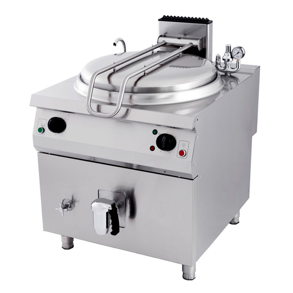 Premium Boiling Pan - 120L - Indirect - 90cm Deep - Electric