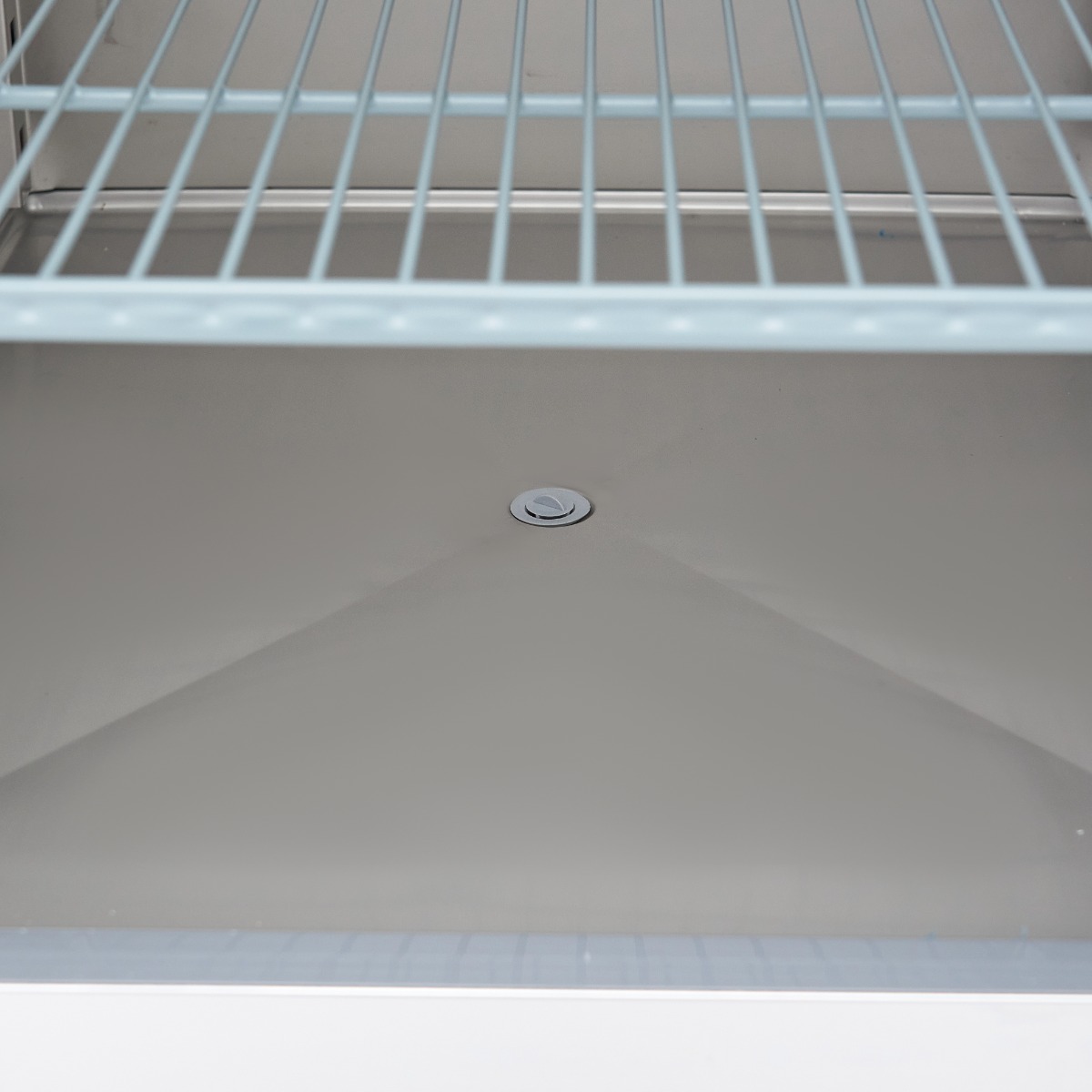 Fridge - 600L - 3 Adjustable Shelves (2/1GN) - Stainless Steel - with Glass Door