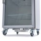 Fridge - 600L - 3 Adjustable Shelves (2/1GN) - Stainless Steel - with Glass Door