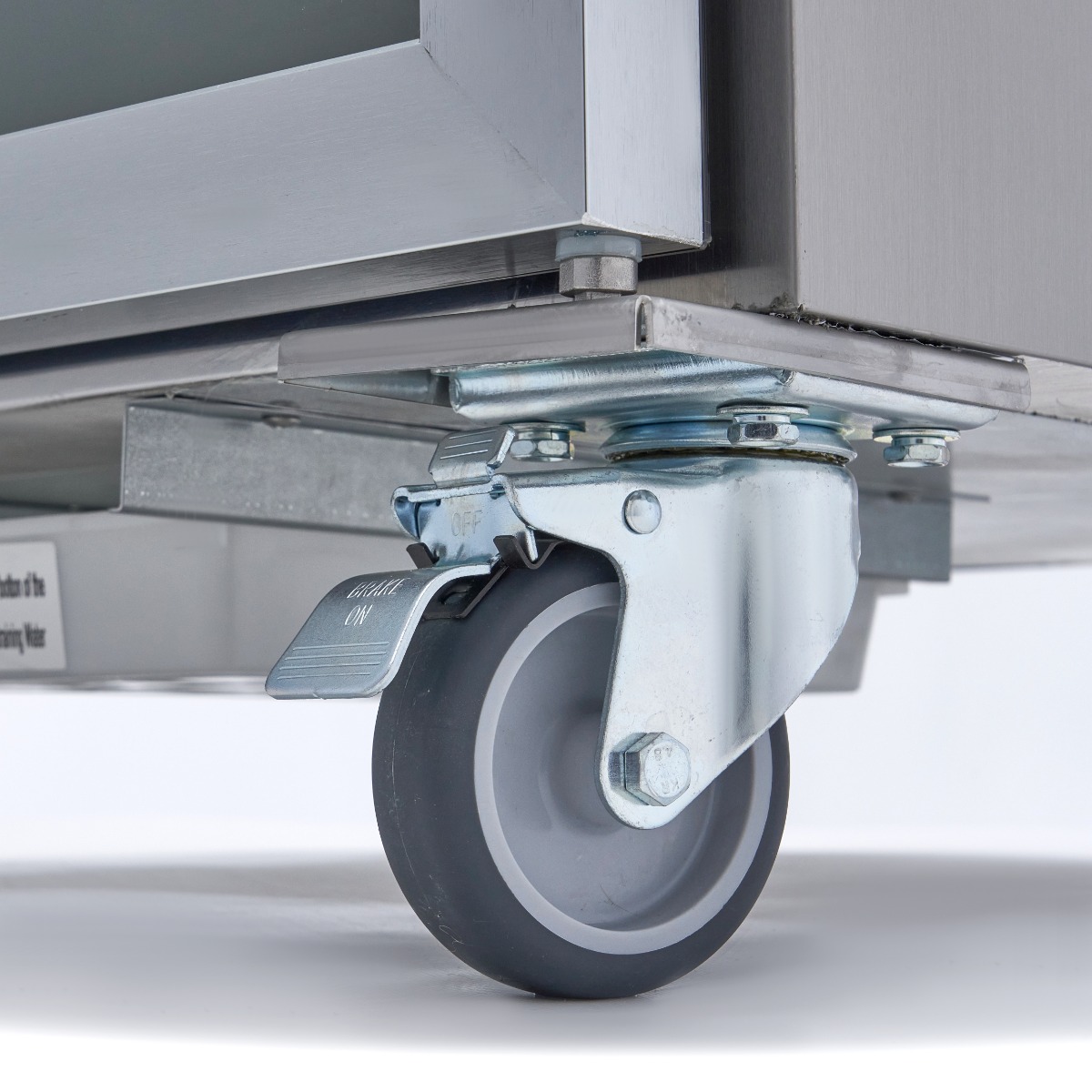 Fridge - 600L - 3 Adjustable Shelves (2/1GN) - Stainless Steel - with Glass Door