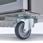 Fridge - 600L - 3 Adjustable Shelves (2/1GN) - Stainless Steel - with Glass Door