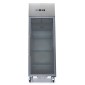 Fridge - 600L - 3 Adjustable Shelves (2/1GN) - Stainless Steel - with Glass Door