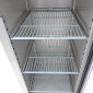 Fridge - 600L - 3 Adjustable Shelves (2/1GN) - Stainless Steel - with Glass Door