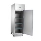 Fridge - 600L - 3 Adjustable Shelves (2/1 GN) - Stainless Steel - on Wheels