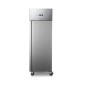 Fridge - 600L - 3 Adjustable Shelves (2/1 GN) - Stainless Steel - on Wheels