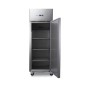 Fridge - 600L - 3 Adjustable Shelves (2/1 GN) - Stainless Steel - on Wheels