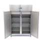 Freezer - 1200L - 6 Adjustable Shelves (2/1 GN) - Stainless Steel - on Wheels