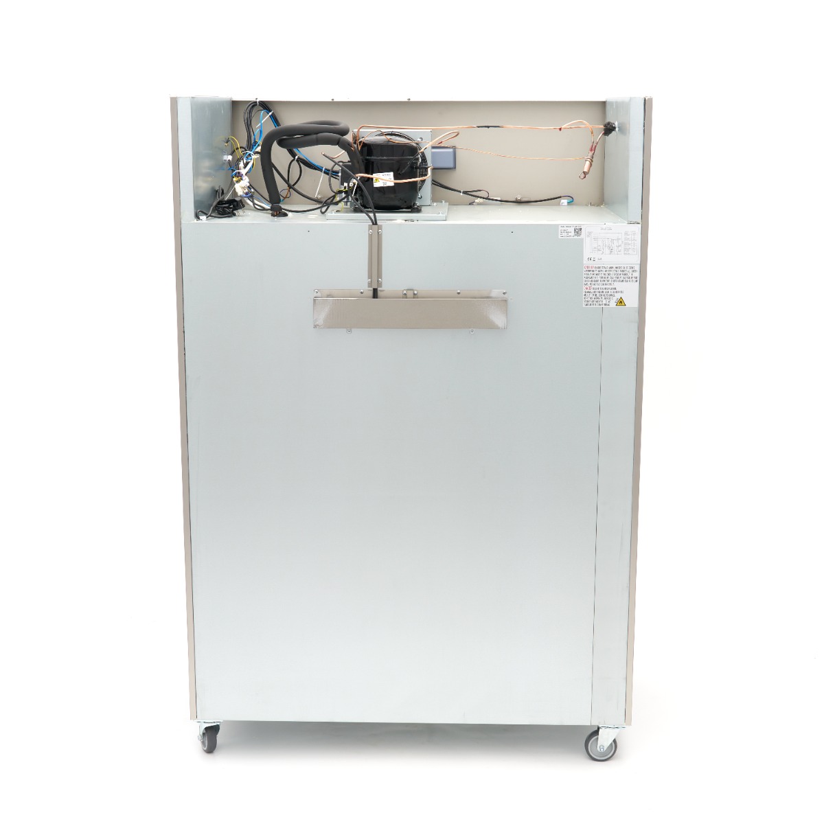 Freezer - 1200L - 6 Adjustable Shelves (2/1 GN) - Stainless Steel - on Wheels