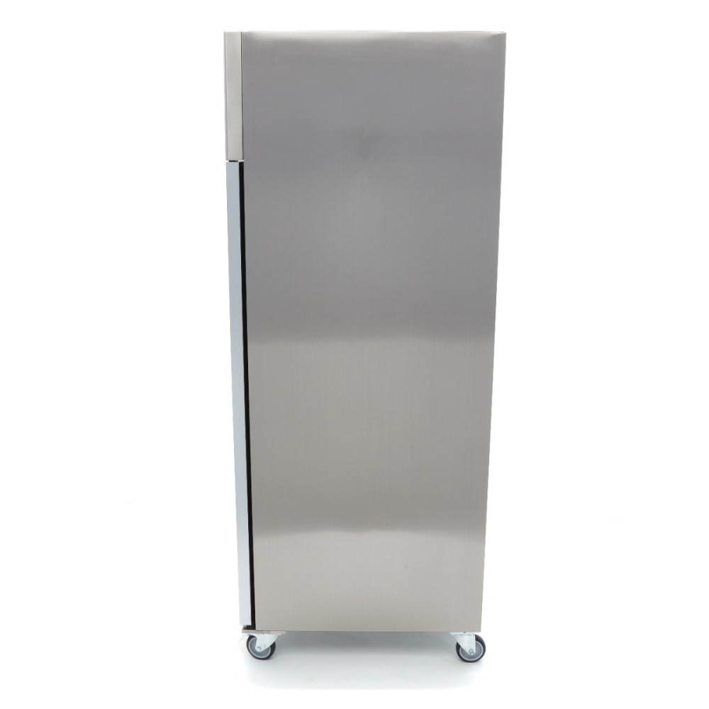 Freezer - 700L - 3 Adjustable Shelves (2/1 GN) - Stainless Steel - with Glass Door