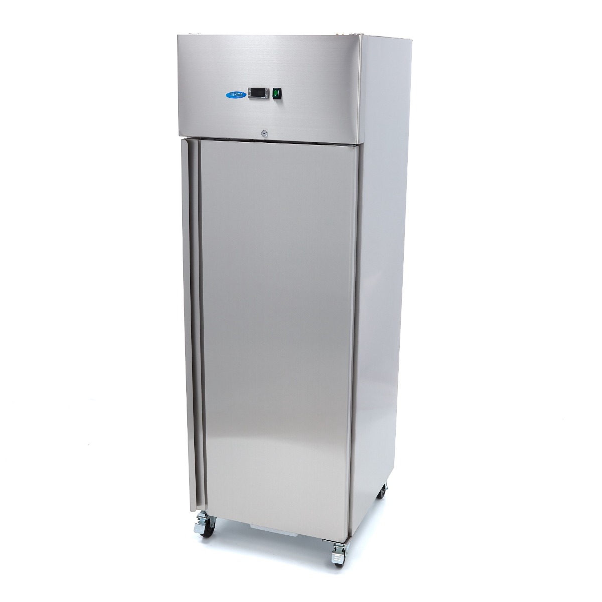 Fridge - 400L - 3 Adjustable Shelves - Stainless Steel - on Wheels