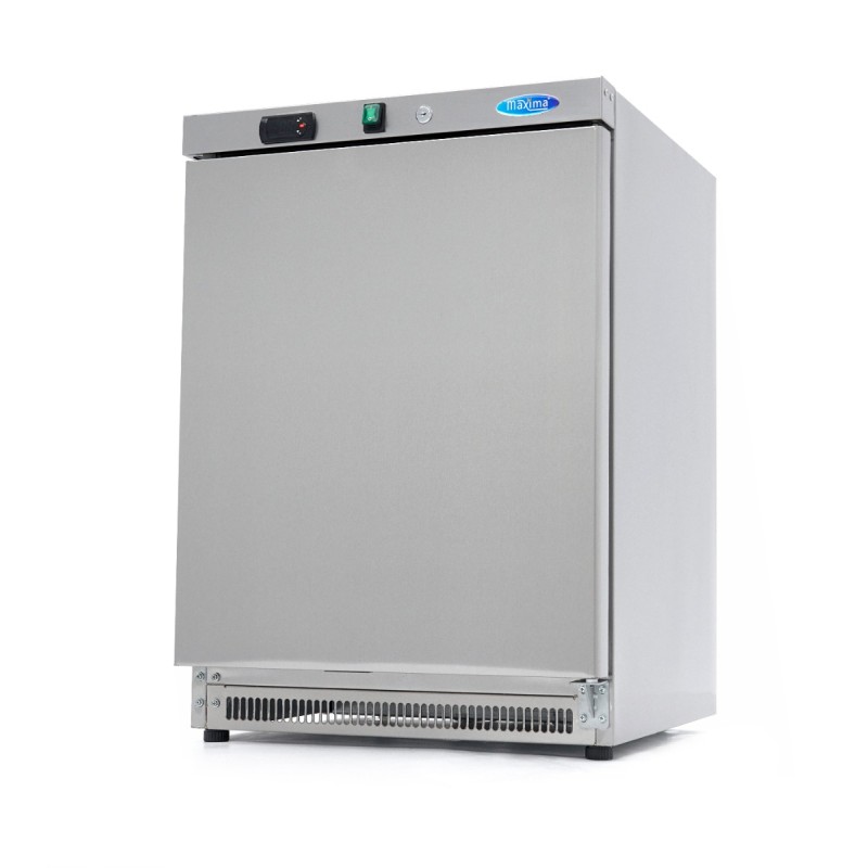 Fridge - 200L - 3 Adjustable Shelves - Stainless Steel