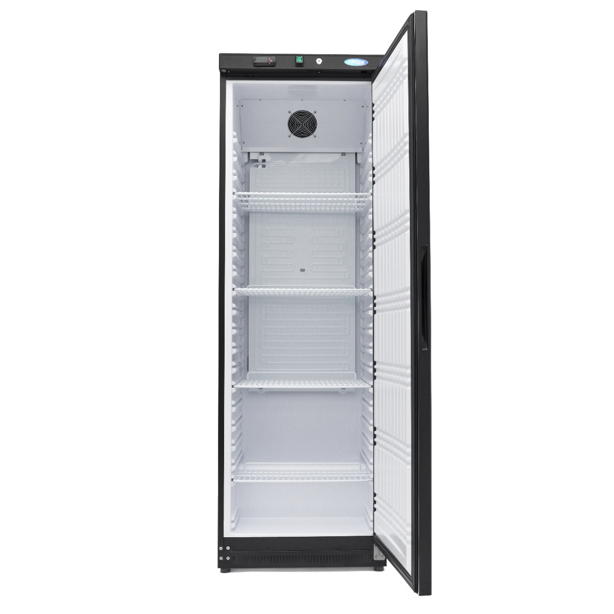 Fridge - 400L - 4 Adjustable Shelves - Black