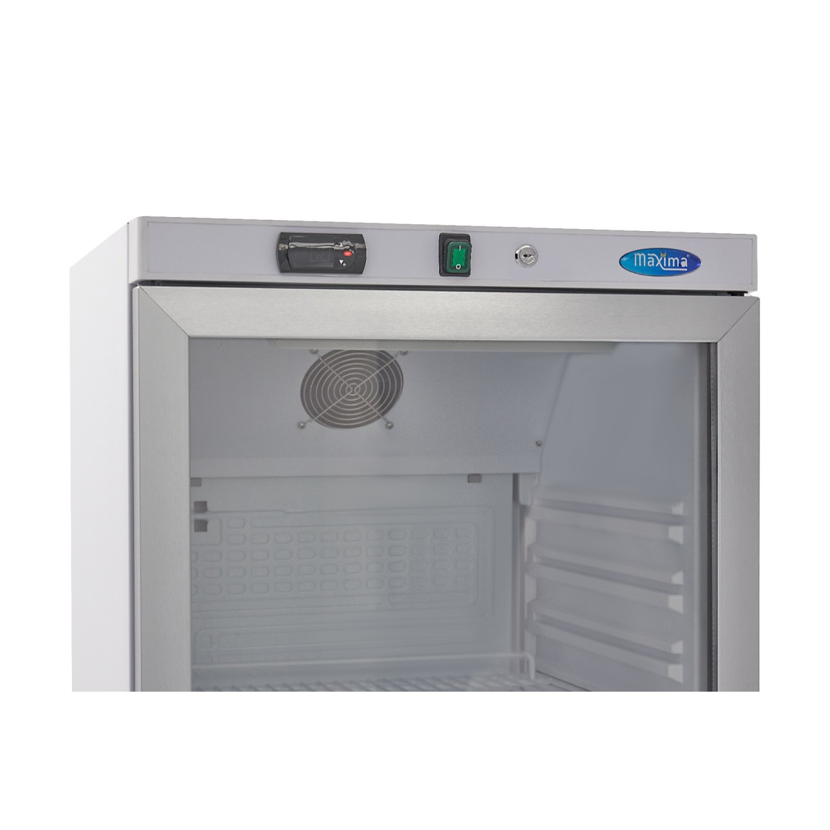 Fridge - 400L - White - with Glass Door