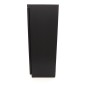 Fridge - 600L - 4 Adjustable Shelves - Black