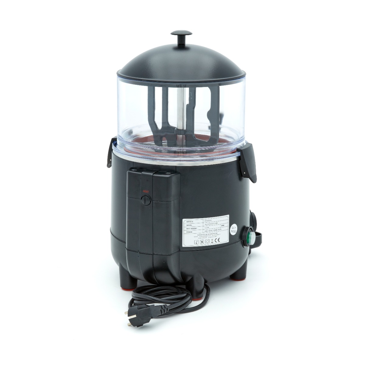 Hot Chocolate Dispenser - 5L - Black