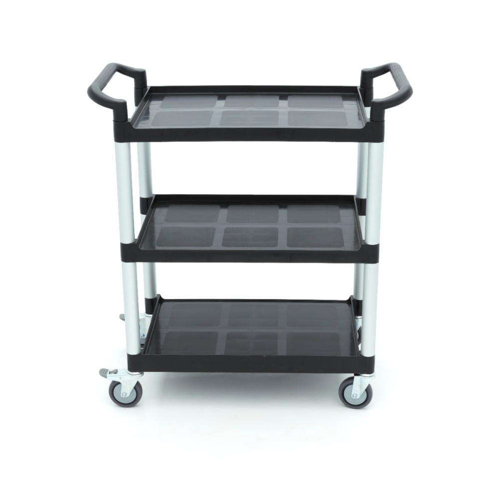 Serving Trolley – 3 Plastic Shelves – 86,5 x 42,5cm