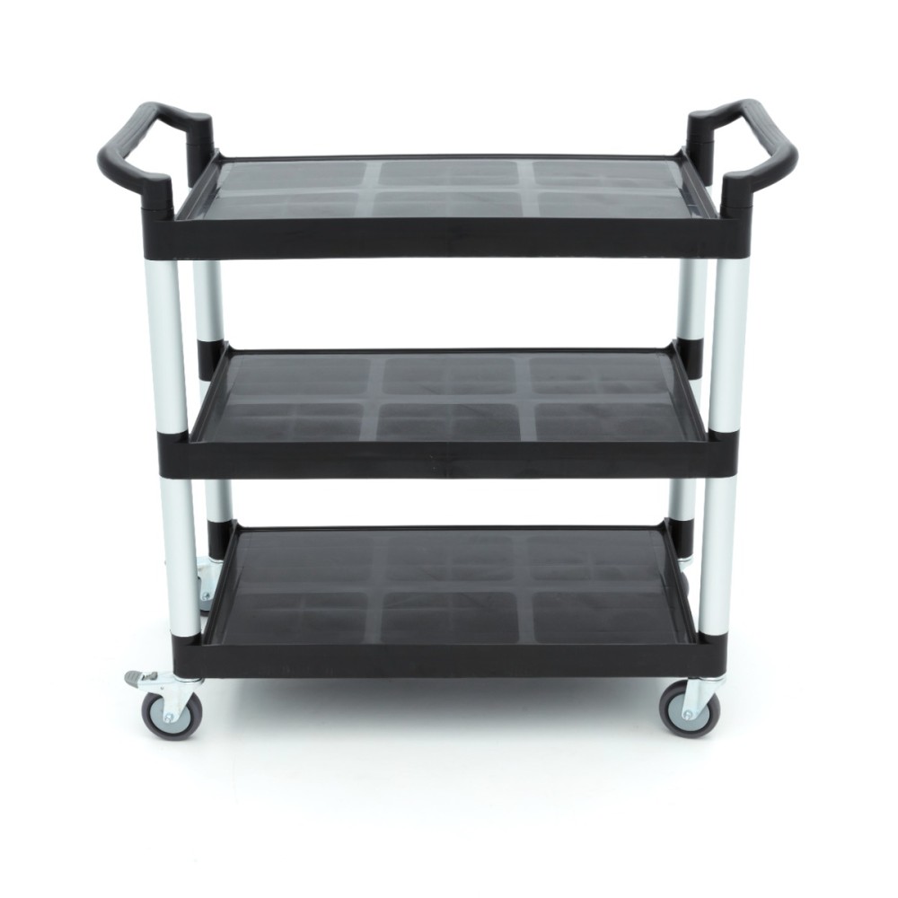 Serving Trolley – 3 Plastic Shelves – 103 x 50,5cm