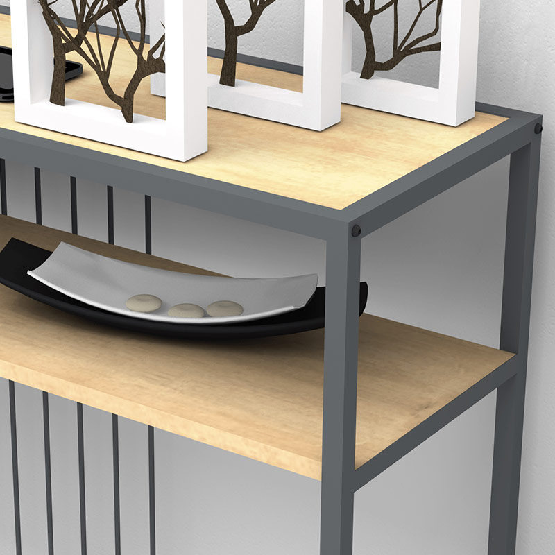 Κονσόλα Kary Megapap χρώμα oak 120x33x90εκ.