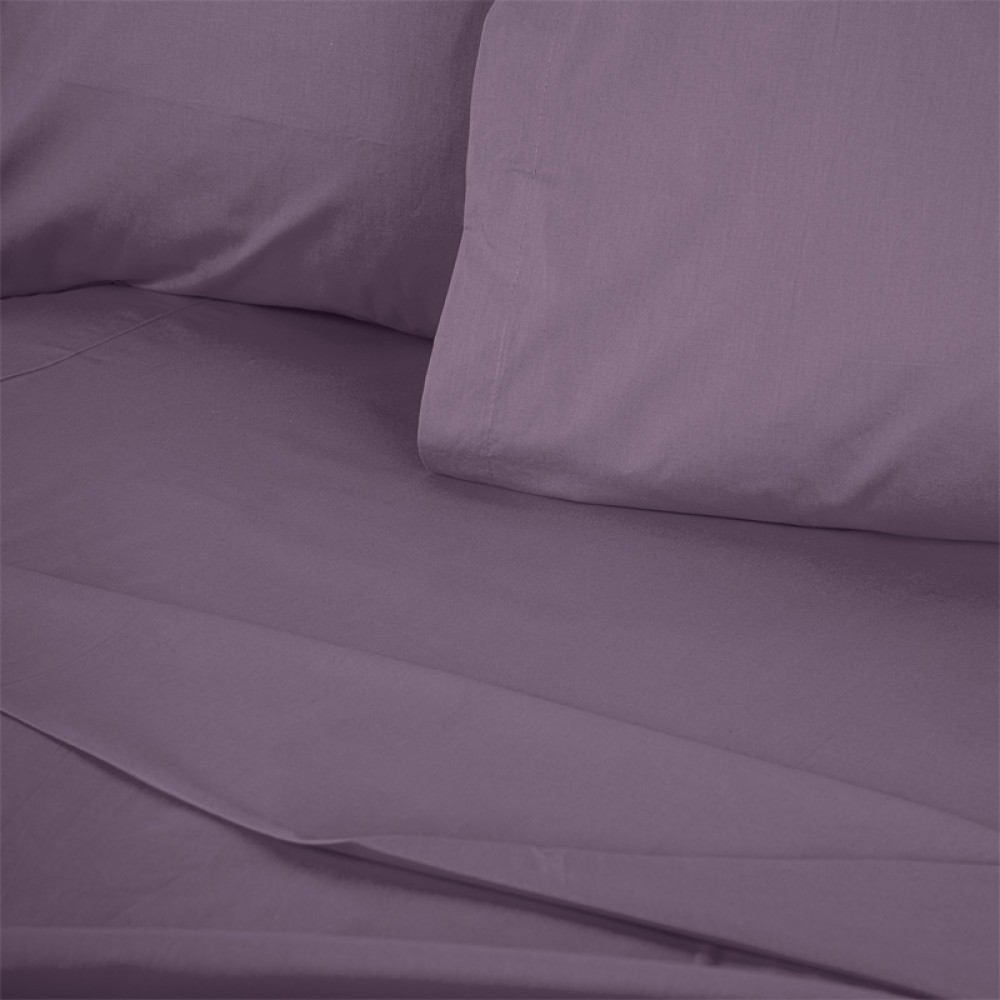 Σεντόνι Tonne Cotton Box Μονό (180x240) χρώμα dusty rose