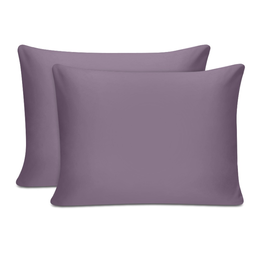 Μαξιλαροθήκες ύπνου Tonne Cotton Box Σετ 2 τμχ χρώμα dusty rose 50x70εκ.