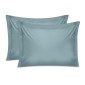 Μαξιλαροθήκες ύπνου Tonne Cotton Box Σετ 2 τμχ χρώμα μπλε 50x70+5εκ.