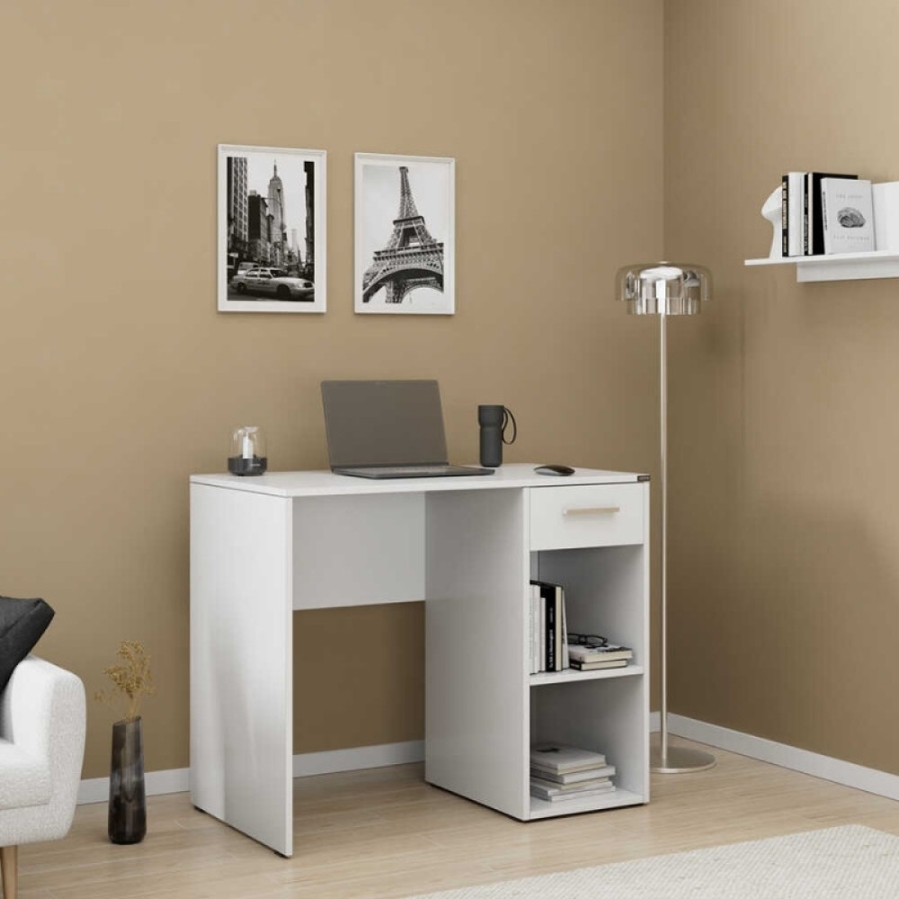 Γραφείο εργασίας Concept Pc Megapap χρώμα λευκό 90x52x75εκ.