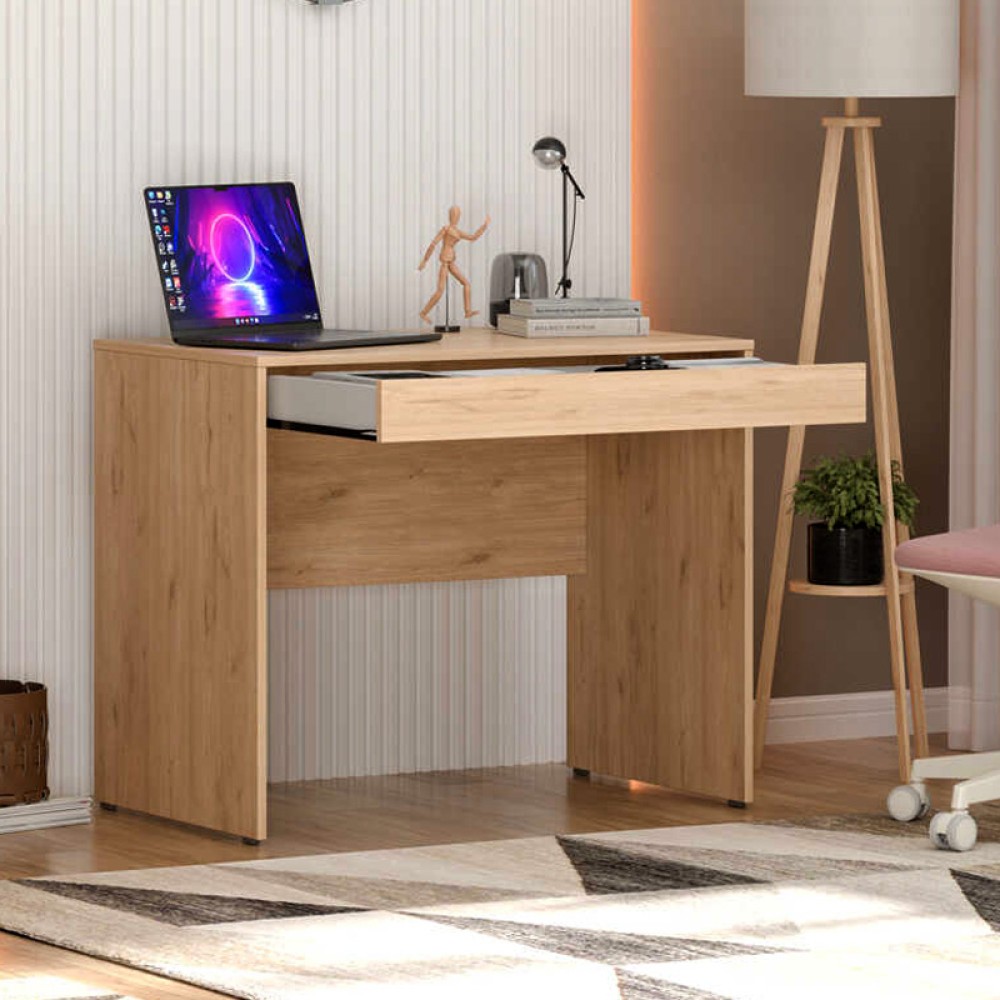 Γραφείο εργασίας Vareno Megapap χρώμα florida oak 90x55x75εκ.