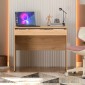 Γραφείο εργασίας Vareno Megapap χρώμα florida oak 90x55x75εκ.