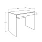 Γραφείο εργασίας Vareno Megapap χρώμα florida oak 90x55x75εκ.