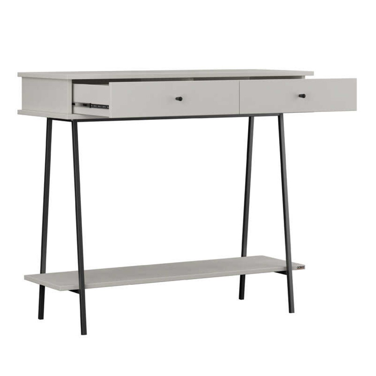 Κονσόλα Elite Megapap χρώμα λευκό του πάγου 100x40x88εκ.