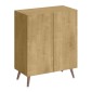 Παπουτσοθήκη Luce Megapap χρώμα sapphire oak 70x35x85εκ.