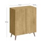 Παπουτσοθήκη Luce Megapap χρώμα sapphire oak 70x35x85εκ.