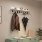 Κρεμάστρα τοίχου Vettini Megapap χρώμα λευκό 100x12x20εκ.