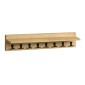Κρεμάστρα τοίχου Vettini Megapap χρώμα sapphire oak 100x12x20εκ.