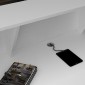 Γραφείο υποδοχής - reception Gemini Megapap χρώμα λευκό 100x70x110εκ.