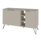 Μπουφές Clara Megapap χρώμα sandstone 142x35,6x83εκ.