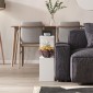 Βοηθητικό τραπεζάκι Homemania Megapap από μελαμίνη χρώμα λευκό 60x20x60εκ.