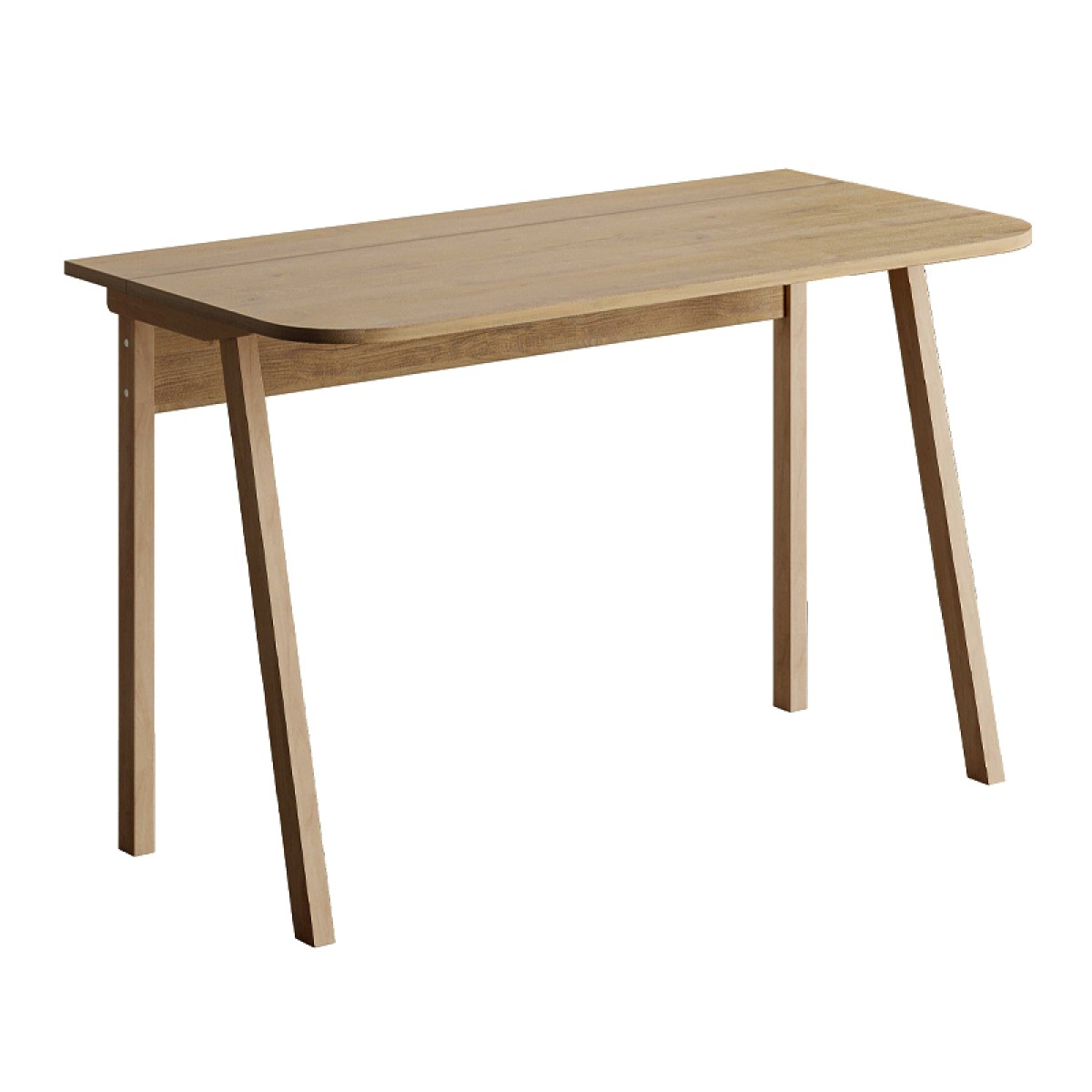 Γραφείο εργασίας Luton Megapap χρώμα φυσικό οξιάς 120x60x75εκ.